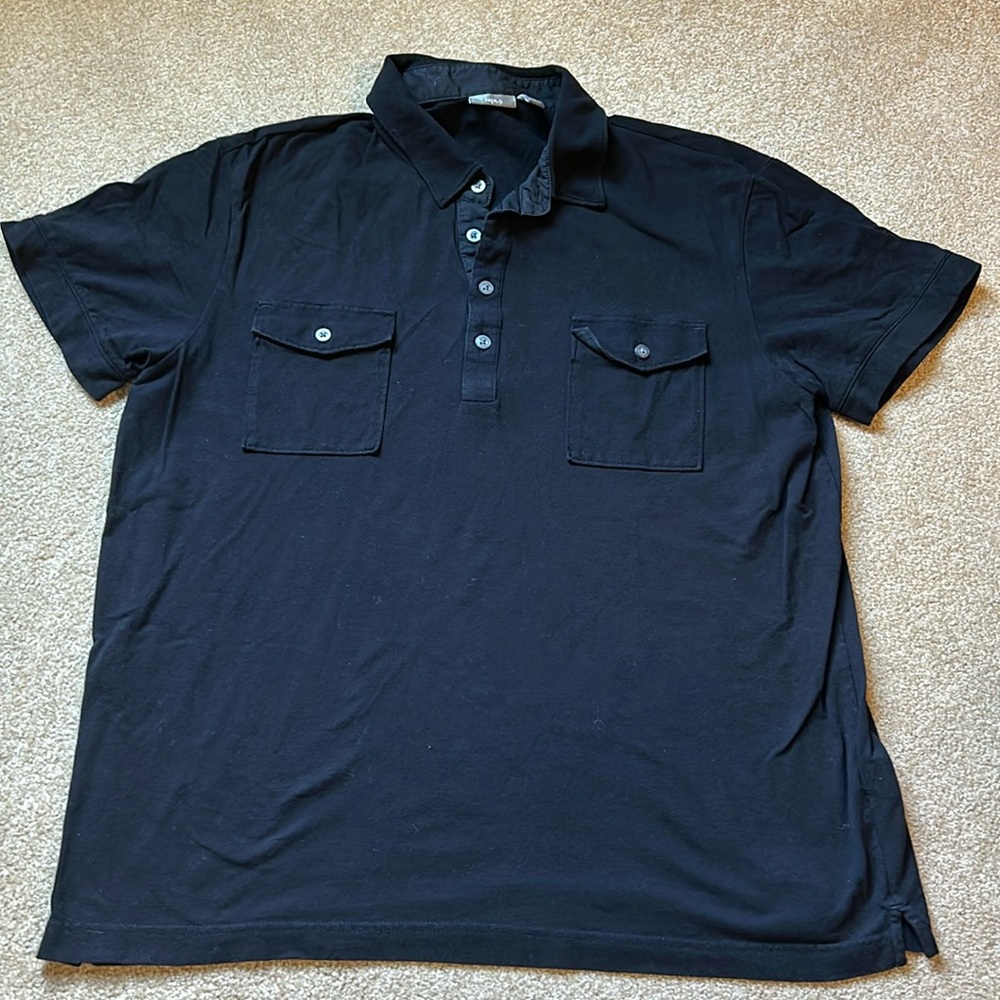 Apt 9 polo black T-shirt